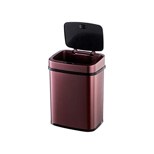 Ninestars Automatic Touchless Infrared Motion Sensor 3 Gallon 12L Blue Trash Can 