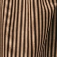 thumbnail image 3 of York Ticking Valance - Black 72x15.5, 3 of 4