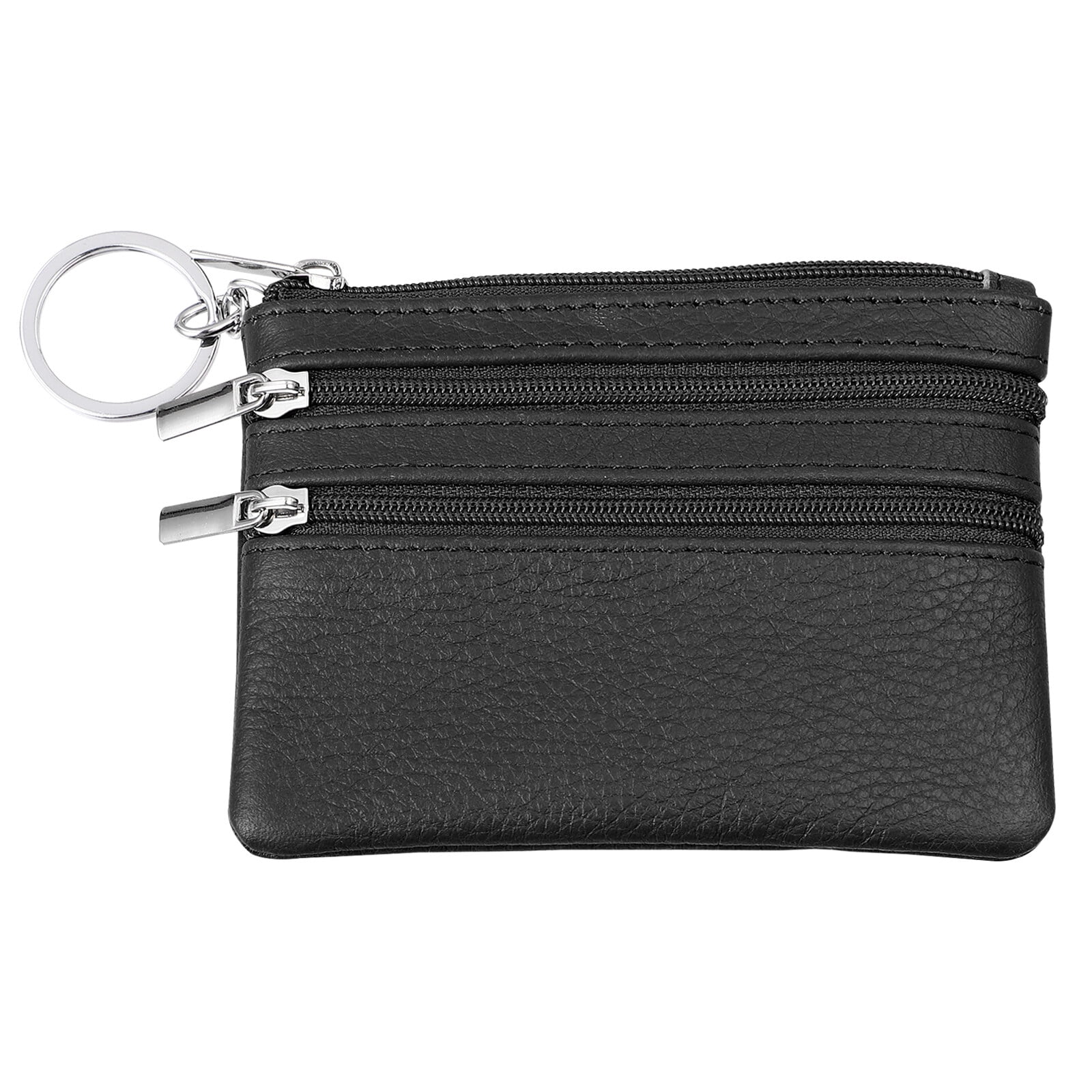 Mini Magnetic | Keychain Bracelet Set | Vegan Leather Black & Gray