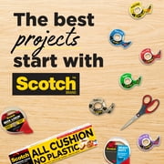 Scotch Removable Double Sided Tape, Clear, 3/4 in x 200 in, 1 Tape Dispenser