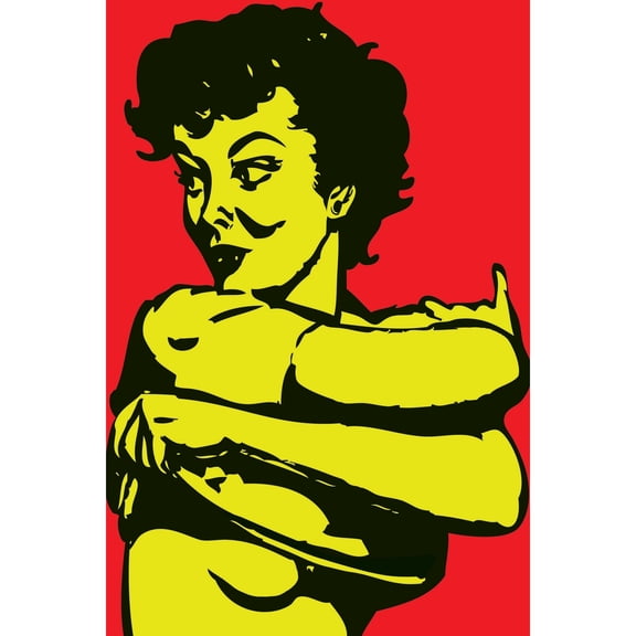 Marmont Hill "Girl 2" Print on Canvas