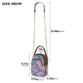 thumbnail image 2 of FORMRS Crossbody Bag for Women Quilted Travel Shoulder Cell Phone Purse with Chain Strap Handbag, Gradient Starfish Pattern, 2 of 7