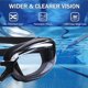 thumbnail image 3 of Las gafas de natación fijaron las gafas de natación adultas impermeables y antivaho HD que nadaban las gafas, 3 of 6