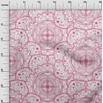 thumbnail image 2 of oneOone Cotton Jersey Pink Fabric Artistic Mandala Sewing Fabric By The Yard Printed Diy Clothing Sewing Supplies 58 Inch Wide, 2 of 4