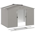 thumbnail image 1 of Outsunny 9' x 6' Garden Storage Shed w/ Steel Foundation Kit, 1 of 10