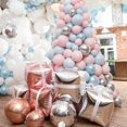 thumbnail image 4 of Metallic Silver Balloons 5 inch 50pcs Silver Latex Party Balloon Chrome Balloons for Wedding Engagement Anniversary Birthday Party Decorations, 4 of 4
