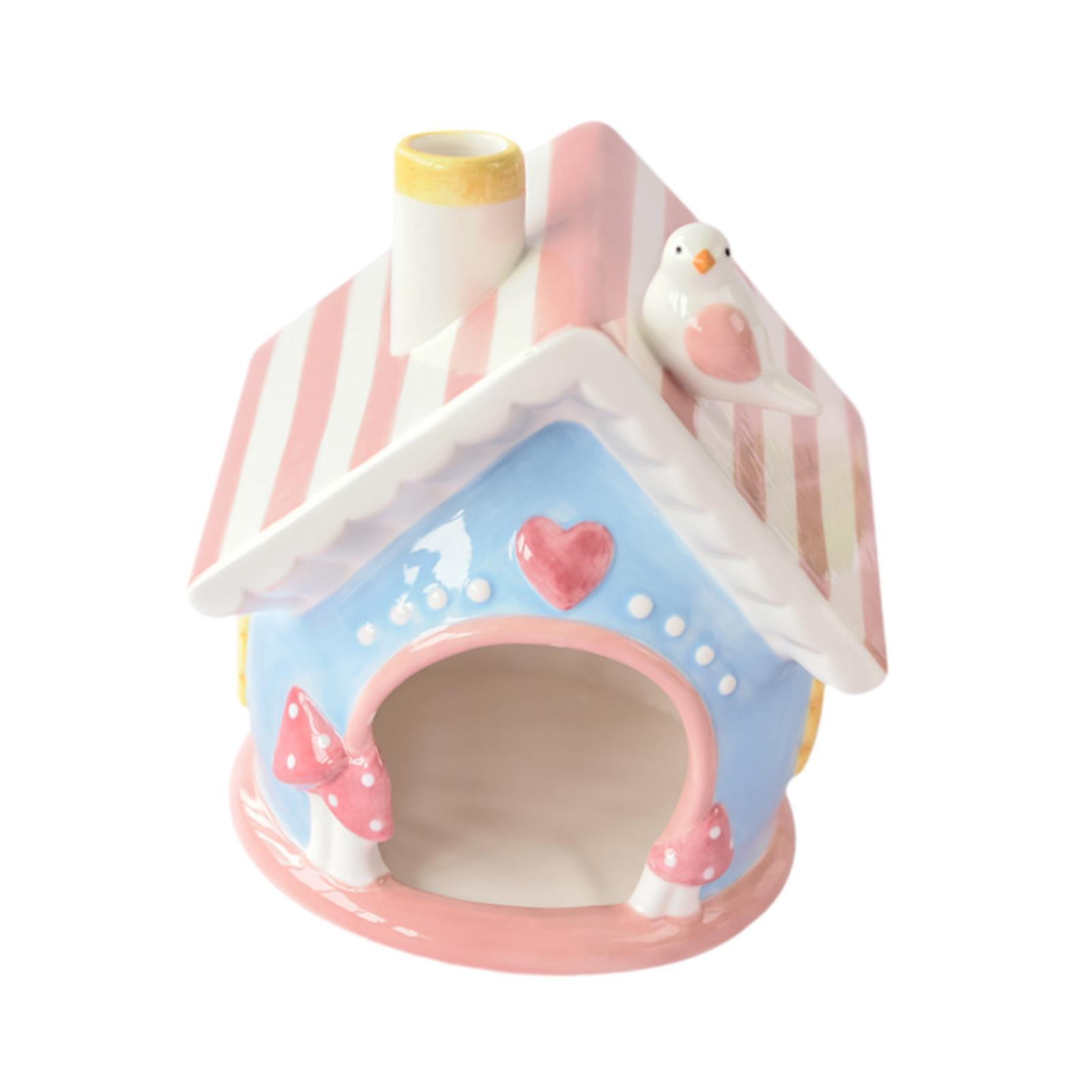 Serenable Hamster House Small Pets Play Hut Decoration Cage Accessories Play and Rest for Squirrels Dwarf Hamster Guinea Pig Chinchilla