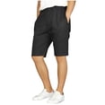 thumbnail image 2 of Tdoqot Boys Trendy Cargo Shorts- Relaxed Fit Casual Elastic Waist Stretch Kids Summer Shorts Black Size 10-12, 2 of 7