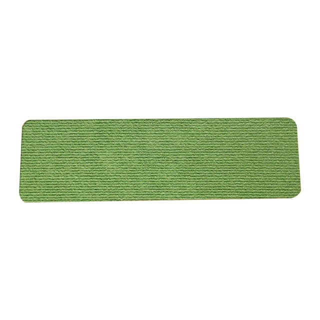 HBFAGFB Rugs Home Decor Stair Mat Non Slip Foot Carpet with Rubber Backing Easy to Install Green Size A