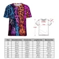 thumbnail image 2 of Leopard Print Pattern T Shirts Basic T-Shirt Short Sleeve Ladies Tee Shirt Summer Graphic Clothing, 2 of 6