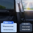 thumbnail image 5 of Magnetic Car Window Sun Shade, High Density Mesh Fabric Auto Sun Visor, UV Block & Heat Insulation Side Window Curtain, Single Piece, 5 of 7