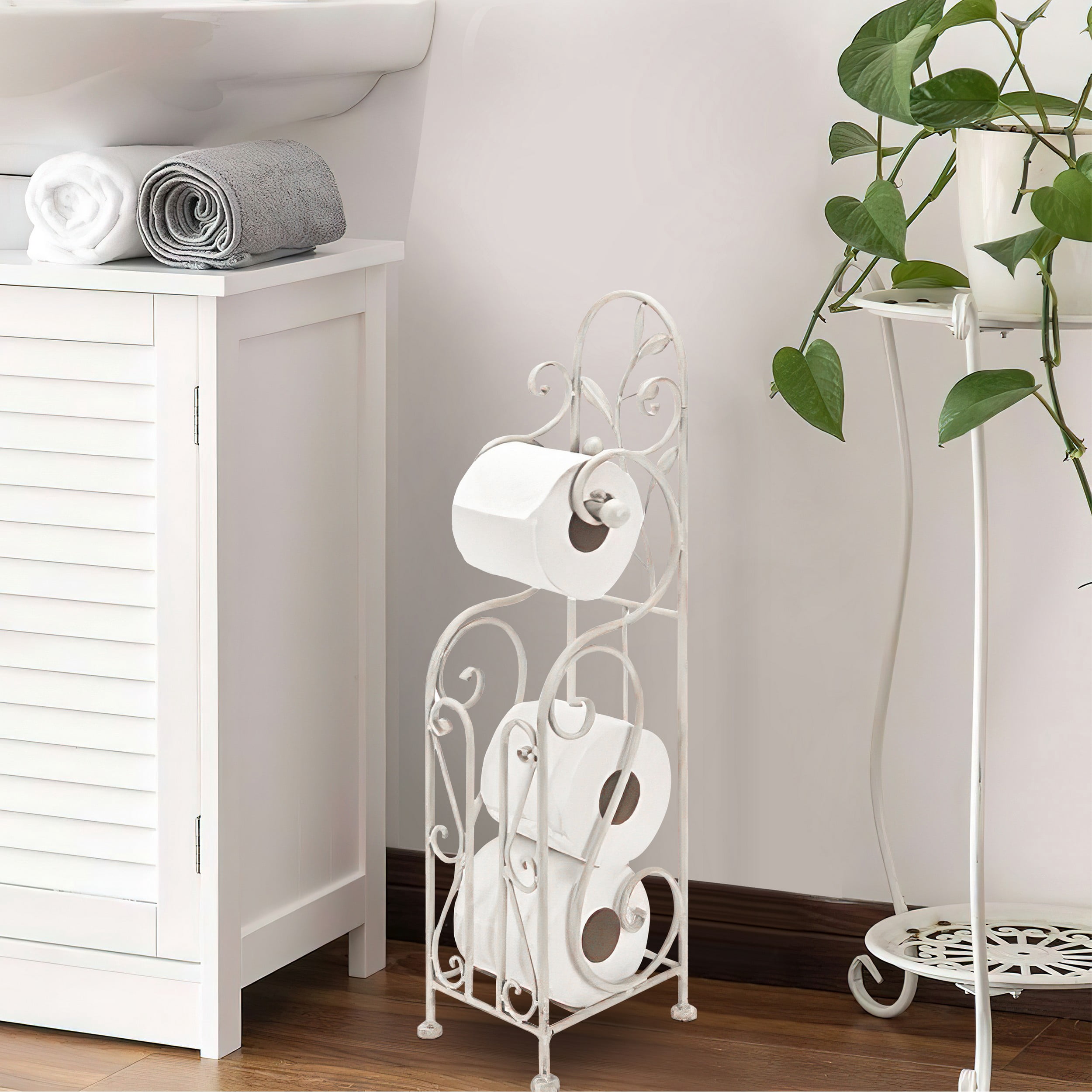 Noe Benzara Classic Free standing Metal Toilet Paper Holder