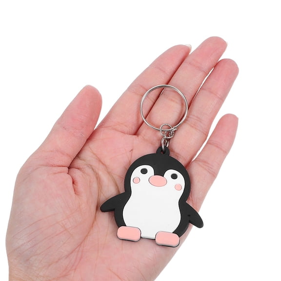 RENACLIPY 40Pcs Penguin Keychains Multi-Color Animal Themed Decorative Keyrings Perfect for Party Favors and Accessories