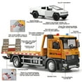 thumbnail image 3 of Anmyjuly Alloy Die Casting Big Tow Truck Toy Suit,Toy Trucks And Trailers With Sounds For 3 Year Old Boy Toys, 3 of 8