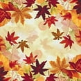 thumbnail image 6 of HAOXIT Fall Round Tablecloth Autumn Pumpkin Print Decorative Table Cloth Thanksgiving Tablecloth Suitable for Home Kitchen Dining Table Outdoor Party Picnic 31-35, 6 of 8