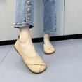 thumbnail image 2 of Meckior Women's Flats Shoes Comfortable PU Leather Slip On Round Toe Ballet Flats Casual Dress Flat Shoes for Walking, 2 of 6