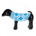 thumbnail image 3 of Dog Sweater for Small Medium Dogs Pup Plaid Knitwear Turtleneck Pullover Coat Cold Weather Knitting Jacket with Leash Hole Puppy Warm Knitted Vest Pet Clothes Apparel for Autumn/Fall & Winter, 3 of 5