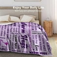 thumbnail image 6 of Super Soft Warm Hugs Blanket Sympathy Inspirational Throw Blanket Thinking of You Gifts 50x60, 6 of 6