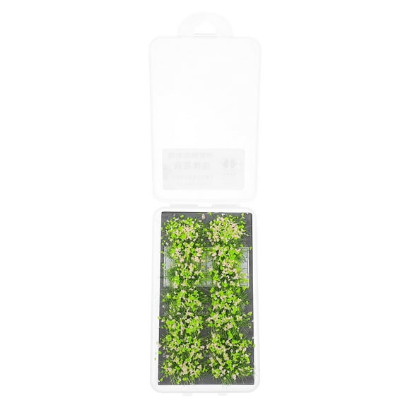 Phenofice 1 Box Artificial Grass for Model in Green Plastic for Scenery DIY Materials for Miniature Enthusiasts