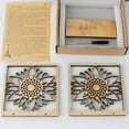 thumbnail image 5 of Handmade Sunflower Wood Napkin Holder for Farmhouse Rustic Decor - Laser Cut Farmhouse Table Kitchen Dispenser - Great Gift for Mother's Day or Leo Zodiac Birthday, 5 of 8