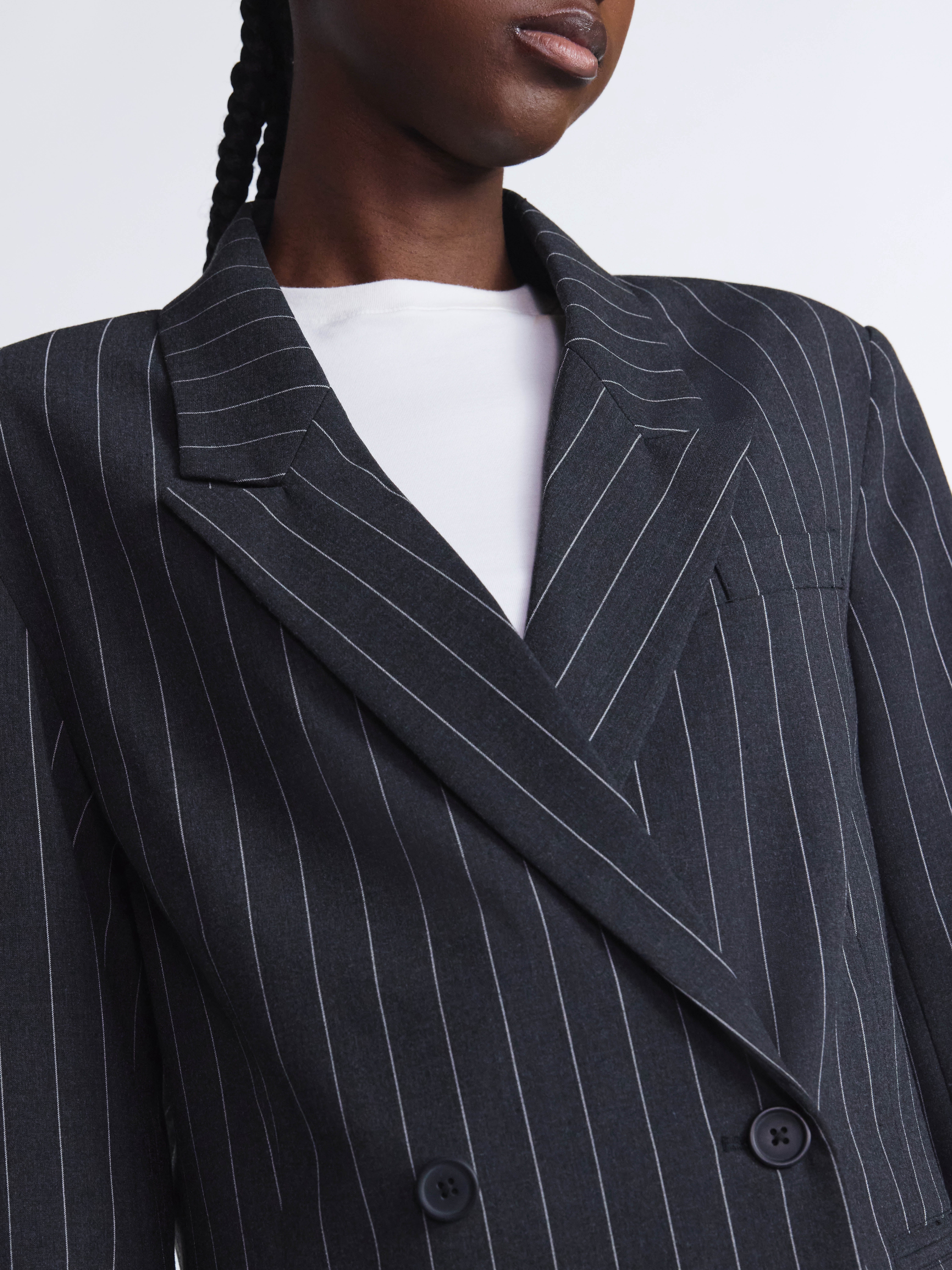 Scoop Women’s and Women’s Plus Oversized Double Breasted Blazer, Sizes XS-4X