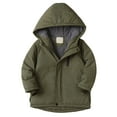 thumbnail image 2 of Liyamei Kids Hooded Padded Jacket with Zipper for Winter Warm Thick Coat Size 3-4 Years, 2 of 4