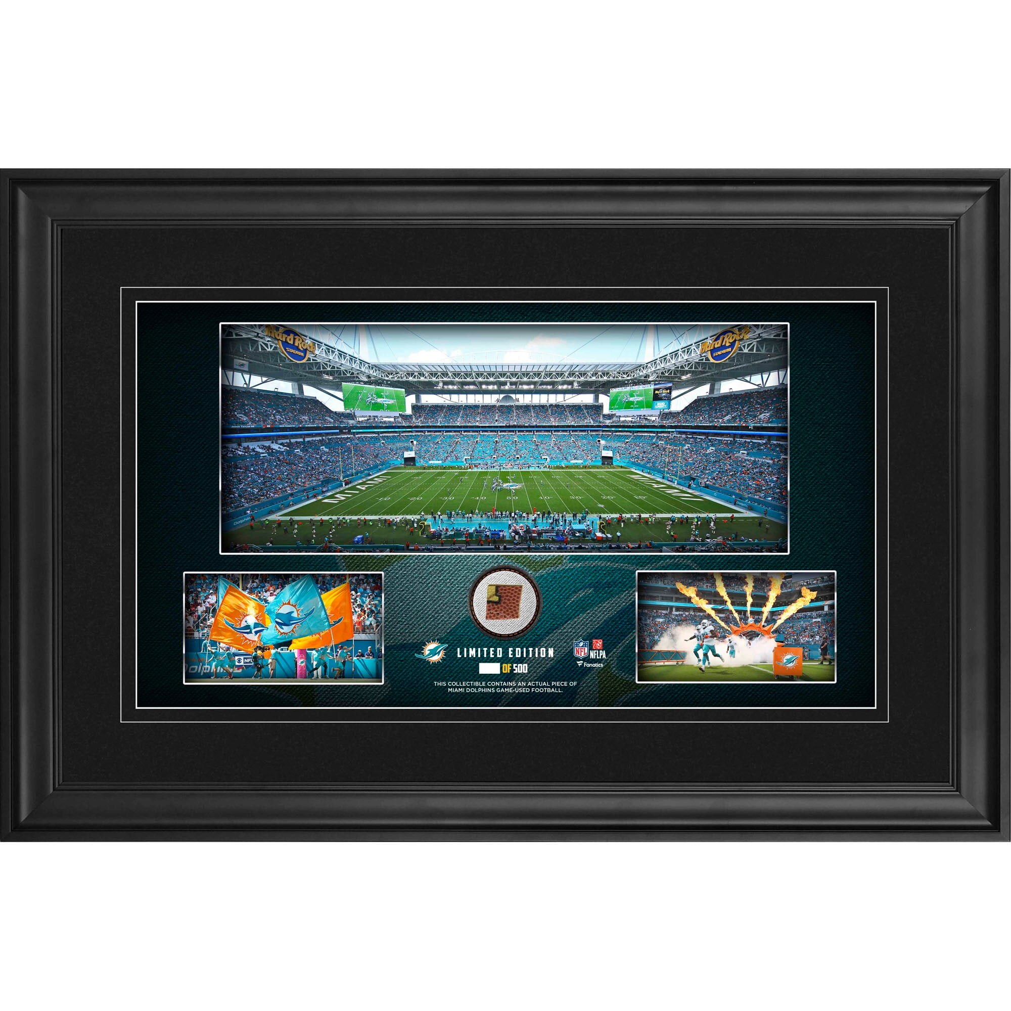 Miami Dolphins vs. New York Jets Fanatics Authentic Framed 10 x