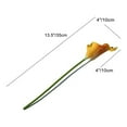 thumbnail image 2 of Lankey 20pcs Orange Flowers Artificial Calla Lily Real Touch Silk Flowers 13.5" Fake Flower Arrangements Calla Lily Bouquet for Wedding Party Home Decoration, 2 of 4