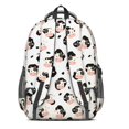 thumbnail image 3 of Cow and Spot Beige Pattern Cute School Backpack Bag with Padded Back and Adjustable Shoulder Straps 16.9 X 12.6 X 5.9 Inches, 3 of 5