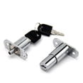 thumbnail image 4 of Home Sliding Door Closet Showcase Furniture Cylinder Head Plunger Lock with Keys, 4 of 4