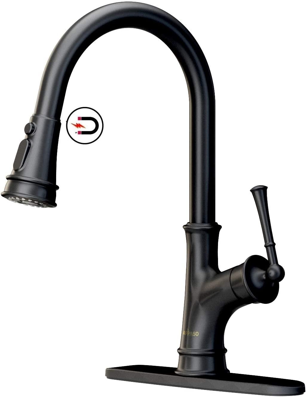 Rozin Pull Down Kitchen Faucet with Magnetic Sprayer Head Single  Handle/Hole Mixer Tap