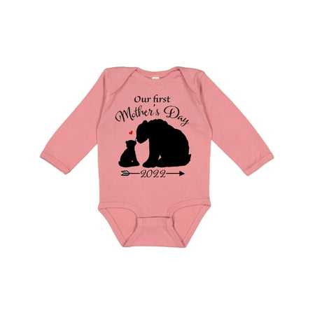 

Inktastic Our First Mother s Day 2022 Bears Gift Baby Boy or Baby Girl Long Sleeve Bodysuit