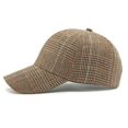 thumbnail image 7 of Jiibva Plaid Baseball Cap for Women Men Adjustable Golf Dad Hat Unstructured Trucker Ball Caps Summer Vintage Plaid Hats Warm Peaked Cap for Outdoor, 7 of 7