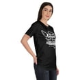 thumbnail image 2 of Inkmeso WoMen's Not All Angel Have Wings Some Have Stethoscopes Nurse T-shirt, 2 of 8