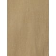 thumbnail image 5 of INSPIRE CHIC Women's Notched Lapel Button Up Long Sleeve Washed Denim Jacket L Khaki, 5 of 6