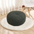 thumbnail image 5 of LOVIVER Round Floor Cushion, Floor Cushion, Decorative Meditation Floor Cushion, Seat Cushion for Adults, Children, Balcony, Living Room Deep Gray, 5 of 7
