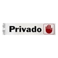thumbnail image 1 of Letrero Privado Hy-Ko Aluminio Acero Inoxidable 5X20.5 Cm, 1 of 3