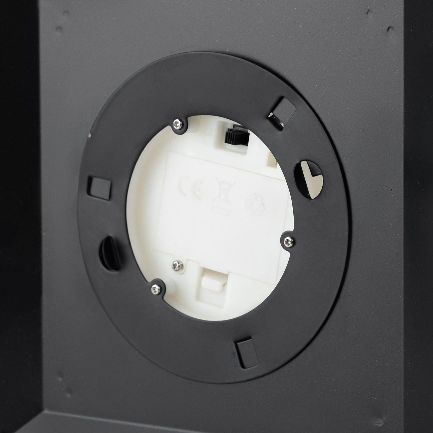 Hometrends Lanterne en métal à lamelles de 13,9 pouces