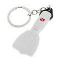 thumbnail image 4 of Llavero de buceo Diver Keyring Keys Charm Dive Fans Diver Bag Colgante con cremallera Blanco Cola Buceo llavero, 4 of 5