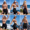thumbnail image 6 of RELLECIGA Women's 7" High Waisted Swim Bottoms Swim Shorts Sport Board Shorts Swimwear, 6 of 10