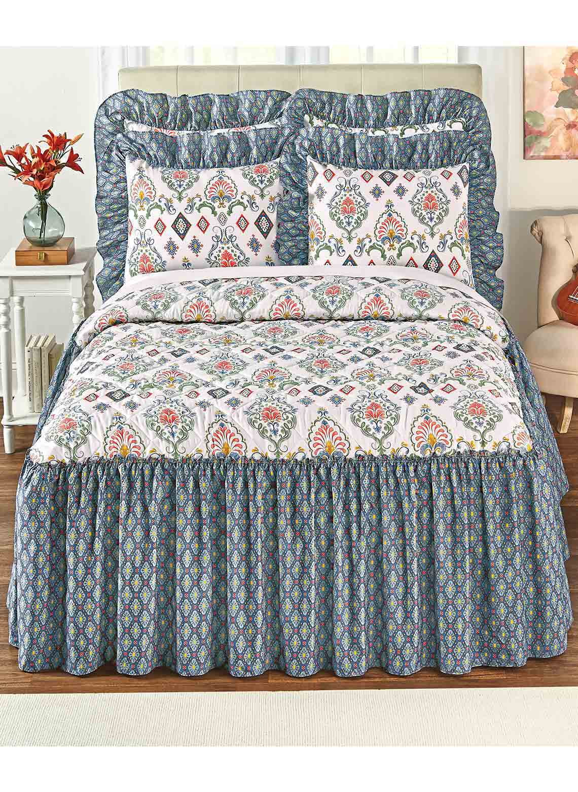 Neopolitan Ruffled Drop Bedspread