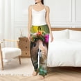 thumbnail image 4 of Kdxio Women's Comfy Stretch Flower Crown Guinea Pig Print Drawstring Pajama Pants-Medium, 4 of 5