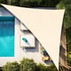 thumbnail image 1 of Toldo Vela De Sombra Triangular, Malla Parasol Impermeable con Protección UV para Patio, Espacios Exteriores, Jardines, Amarillo, 1 of 4