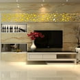 thumbnail image 1 of 12Pcs 3D Removable Wall Sticker Decal Home Art DIY Sticky Wall Tiles for Bedroom Glow in The Dark Wall Stickers Wall Decal Border Color Wall Decals for Classroom Chalk Board Sticker for Wall Wall, 1 of 3