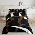 thumbnail image 2 of Erosebridal Abstract Stripe Bedding King Comforter Set,Modern Lines Bedding Sets King with Comforter,Contemporary Art Decor,Reversible,Breathable,3-Piece, 2 of 7