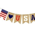 thumbnail image 2 of HEANUJJ American Independence Day Bunting for Party Decoration with Durable Fray Resistant Edges, 2 of 8