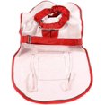 thumbnail image 3 of Chaqueta impermeable ajustable con capucha para perros, chaqueta reflectante para la lluvia, ropa impermeable para perros pequeños, medianos y grandes (m, roja), 3 of 5