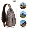 thumbnail image 5 of Paisley Crossbody Sling Backpack for Men - Womens Fashion Sling Bag with Adjustable Shoulder Straps for Travel Hiking Chest Bag Daypack Anti-theft Purse, 5 of 6