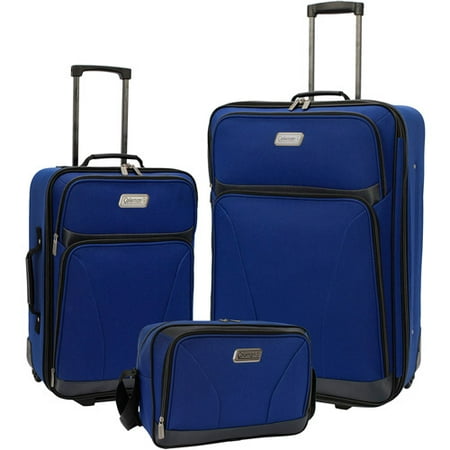 Coleman 3-Piece Luggage Set, Blue