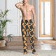 thumbnail image 2 of Fotbe Chicken Legs Pantalones de Pijama para Hombre, Pantalones de Dormir, Pantalones de Casa con Cintura Ajustable y Bolsillos-Medium, 2 of 6